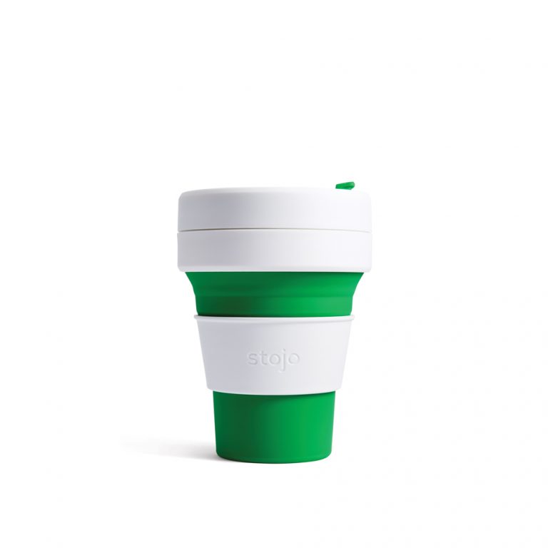 stojo pocket cup 12oz green