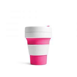 stojo pocketcup 12oz pink